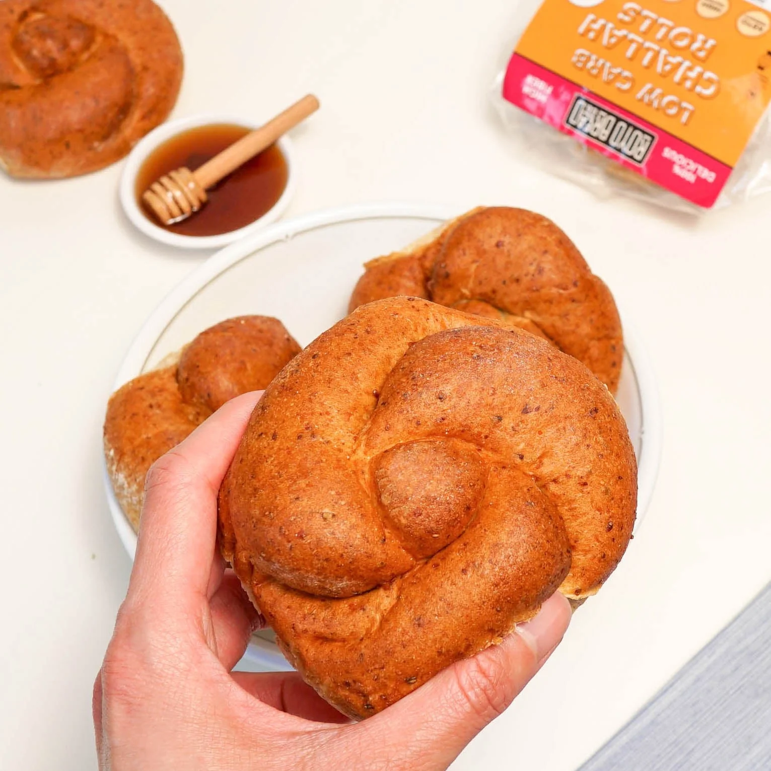 Keto-Friendly Challah Rolls - Image 3